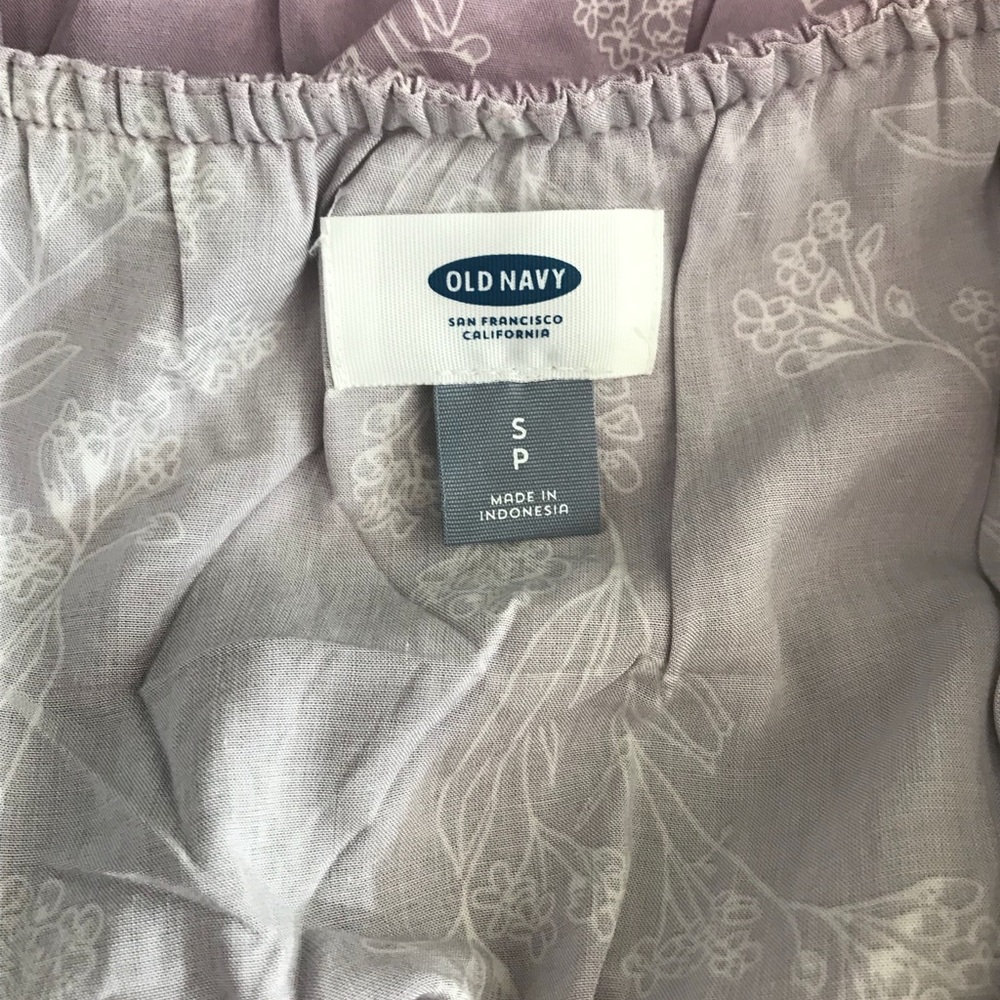 Old Navy Purple Floral Dress Sz S/P